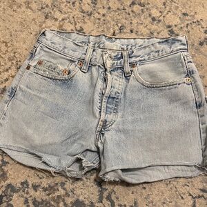 Levi's Light Blue Jean Shorts for Women